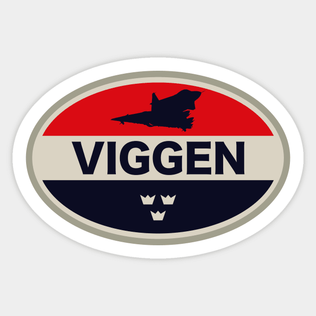 Viggen Sticker by Firemission45